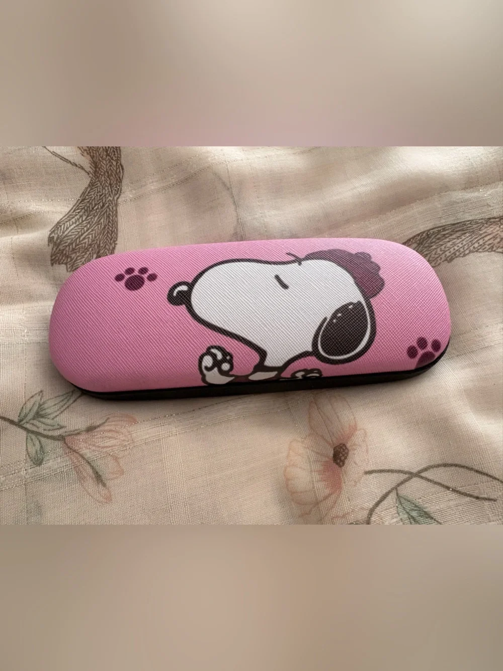 Eyeglass Case with Snoopy Design